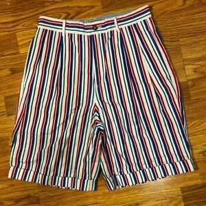 Vintage 90s Preppy 100% Cotton Shorts Size 30